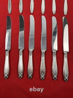 13 Total International Sterling Prelude Flatware Silverware 7 Forks & 6 Knives