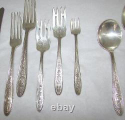 14 Piece Place Setting International Sterling Silver Wedgwood Flatware