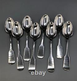 1810 by International Sterling Silver set of 8 Oval Soup Spoons 7