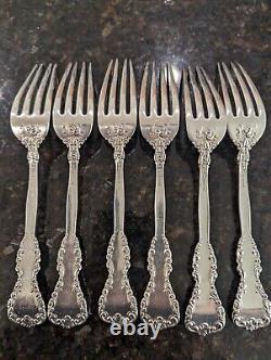 1898 International Silver Sterling Silver Dinner Forks Revere Lot of 6