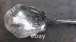 1900 AVALON by International Silver 9 Ornate Sterling Serving Spoon, 132 grams