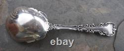 1900 AVALON by International Silver 9 Ornate Sterling Serving Spoon, 132 grams