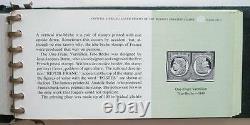 1977 Int'l Society of Postmasters 50 Sterling Silver Greatest Stamps Ingots COA