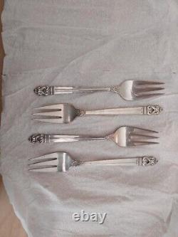 28 piece set of international royal Danish sterling silver flatware