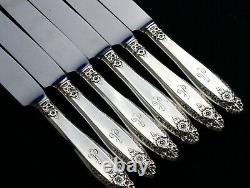 34 Pcs International Sterling Silver Flatware Prelude 1182 grams with monograms