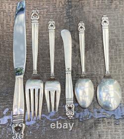 4366g INTERNATIONAL STERLING SILVER ROYAL DANISH FLATWARE SERVICE FOR 12 WithBOX