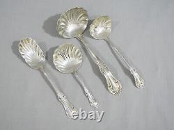 4 International Silver Joan Of Arc Sterling Shell Form Serving Pieces