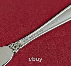 4 PRELUDE by International Sterling Silver Flat Handle BUTTER SPREADERS 5 7/8