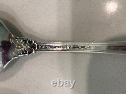 5 International Sterling Silver Teaspoons, Wild Rose 5 3/4 No Mono