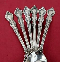 6 Antique International 1898 WARWICK Sterling Silver Teaspoons 5 3/8 No Monos