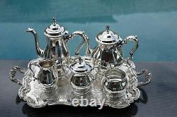6 Pc Mint Condition Prelude Coffee / Tea Set International Sterling Silver