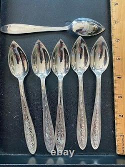 6 Wedgwood By International Sterling Flatware Set Set Of 6 Fruit Spoons 1 Bid