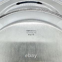 (8) International Sterling Silver 5-7/8 Bread & Butter Plates Set H575 Vintage
