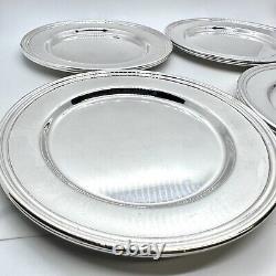 (8) International Sterling Silver 5-7/8 Bread & Butter Plates Set H575 Vintage