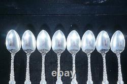 8 International Sterling Silver 6 TEASPOONS, 1968 DuBarry Pattern