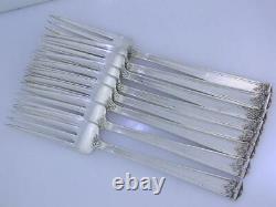 8 Sterling INTERNATIONAL 7 3/4 Dinner Size Forks TRIANON 1921 no mono
