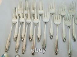 8 place setting PRELUDE International STERLING SILVER 37 pieces