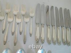8 place setting PRELUDE International STERLING SILVER 37 pieces
