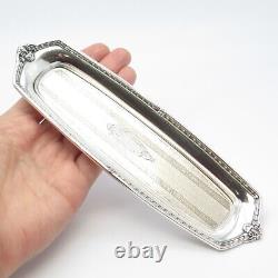 925 Sterling Silver Antique International Mayfair Serving Tray