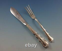 Angelique by International Sterling Silver Flatware Set For 8 Service 55 Pieces