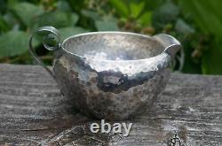 Antique Arts & Crafts International Sterling Silver Hammered Designed Creamer