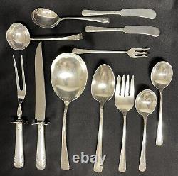 Antique International STERLING SILVER 63 piece Set COURTSHIP Pattern