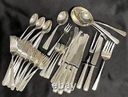 Antique International STERLING SILVER 63 piece Set COURTSHIP Pattern