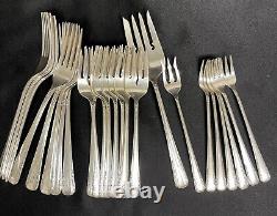 Antique International STERLING SILVER 63 piece Set COURTSHIP Pattern