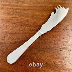 BAILEY & CO HEAVY GAUGE STERLING SILVER CHEESE SERVING KNIFE With PICKS