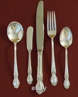 BROCADE International Sterling Silver 5 Piece Place Setting Excellent condition