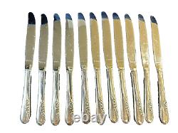 Blossom Time International Sterling Silver Place & Butter Knives Pie Server