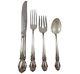 Brocade By International Sterling Silver Flatware Set For 8 Service 32 Pieces