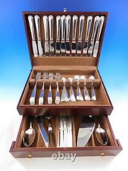 Colonial Shell by International Sterling Silver Flatware Set Service 77pc Dinner