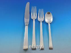 Continental by International Sterling Silver Flatware Service for 12 Set 77 pcs