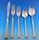 Dawn Rose By International Sterling Silver Flatware Set Service 20 Pieces Floral