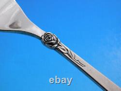 Dawn Rose by International Sterling Silver Flatware Set Service 20 Pieces Floral