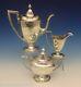 Deerfield Aka Beacon Hill By International Sterling Silver Tea Set 3pc (#0347)