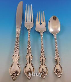 Du Barry by International Sterling Silver Flatware Service for 8 Set 37 pieces