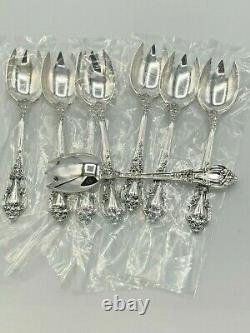 Eloquence by Lunt Sterling Silver set of 8 Ice Cream Forks 5 7/8