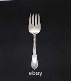 Fontaine by International Sterling Silver Large Salad Serving Fork 4-tine 8 3/4