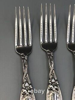 Frontenac by International Sterling Silver set of 4 Dinner size Forks 7.5