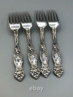 Frontenac by International Sterling Silver set of 4 Dinner size Forks 7.5