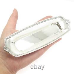 INTERNATIONAL 925 Sterling Silver Antique Art Deco Butter Bowl Tray