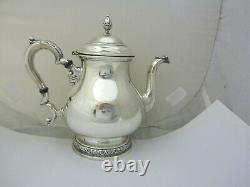 INTERNATIONAL STERLING 5-PIECE TEA SET With WASTE BOWL (PRELUDE) 2,366 GRAMS