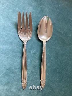 INTERNATIONAL Sterling Silver 9 EMPRESS Fork & Spoon SERVING SET