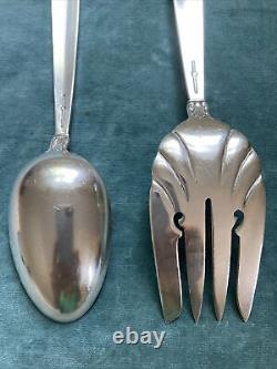 INTERNATIONAL Sterling Silver 9 EMPRESS Fork & Spoon SERVING SET