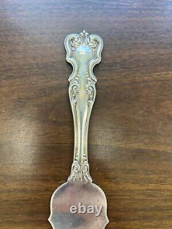 International Indian Head Sterling Silver Solid Ice Cream Slice Knife 10 7/8