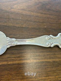 International Indian Head Sterling Silver Solid Ice Cream Slice Knife 10 7/8