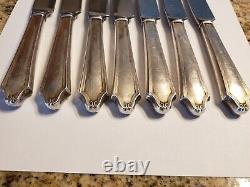 International Knife Set of 7 Sterling Silver handles & Stainless Blades