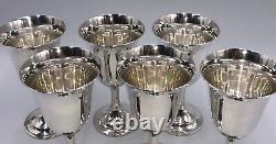 International LORD SAYBROOK Sterling Silver Goblet P664 6 Pieces